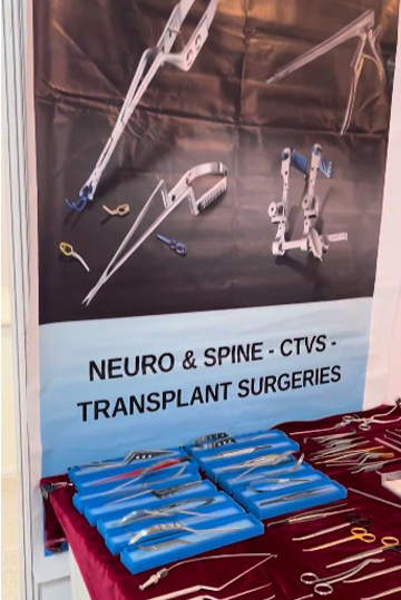 neuro spin surgical instuments