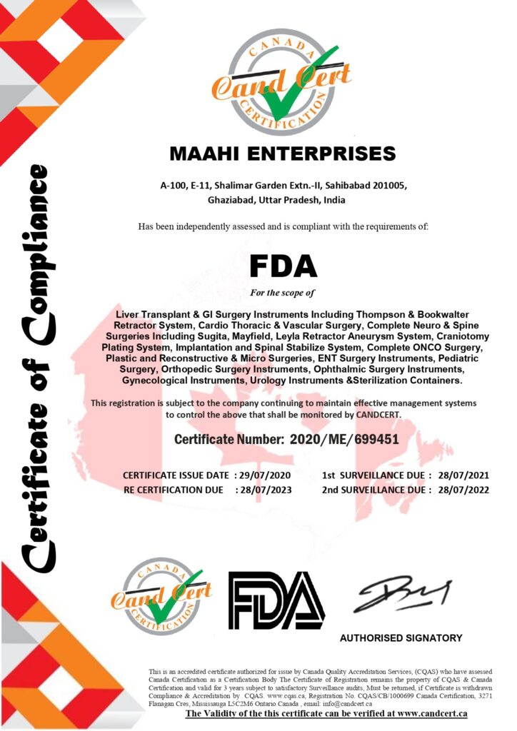 maahi enterpise certificate