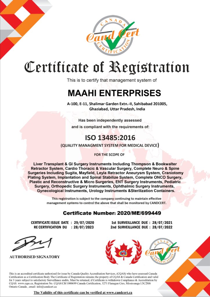 maahi enterpise certificate